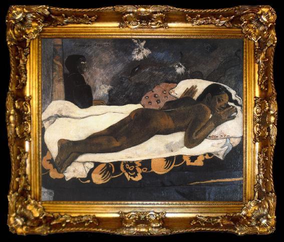 framed  Paul Gauguin l esprit des morts veille, ta009-2
